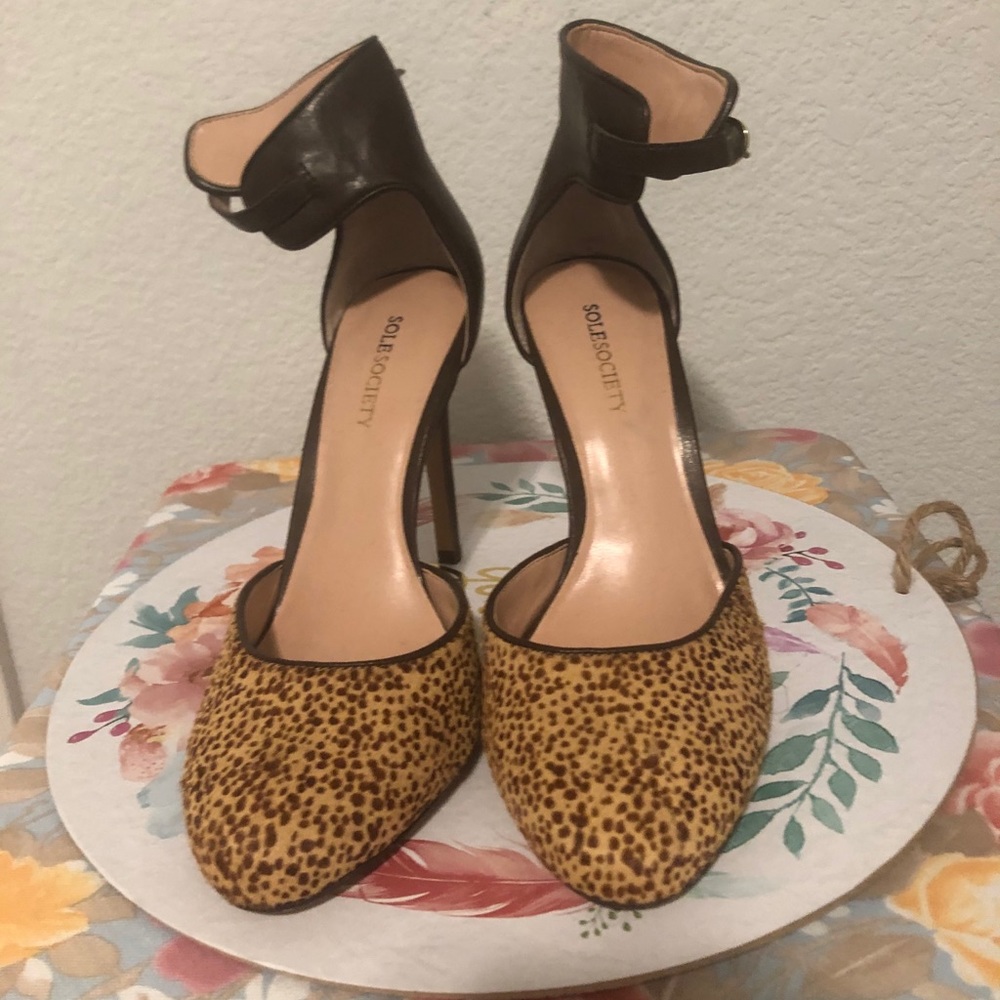 Mohair high heels
